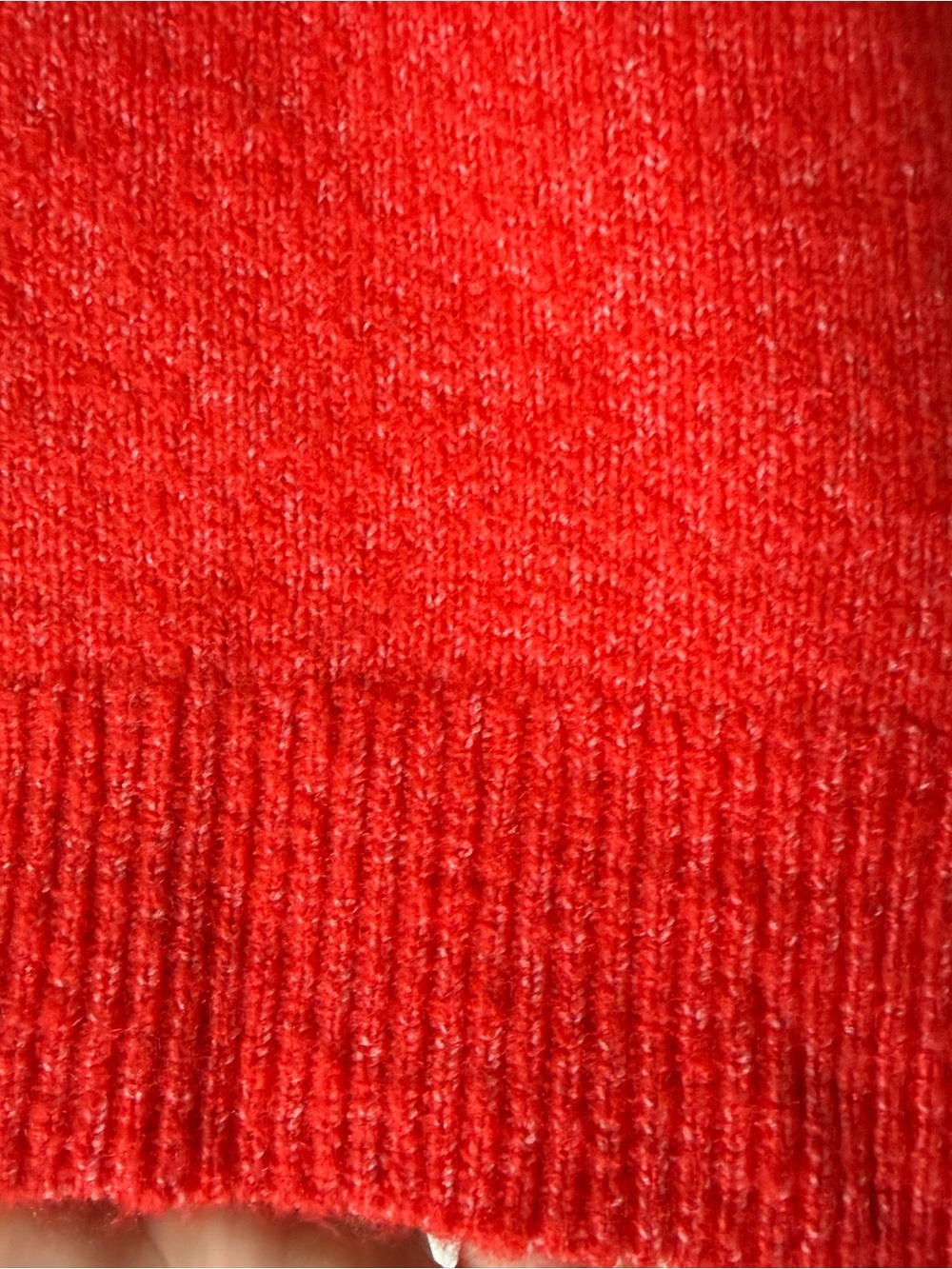 NWT American Eagle Coral Red Oversized Cozy Knit Sweater Size S - Picture 6 of 13